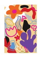 Colorful Shapes Art | Gör en egen poster